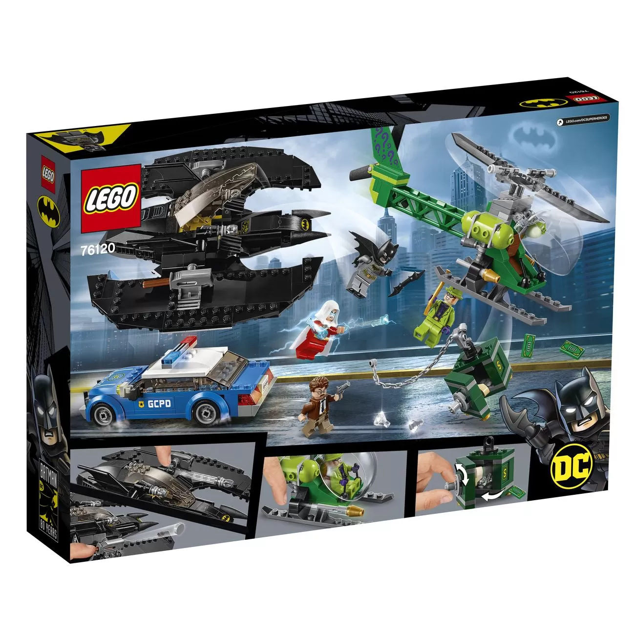 - 76120 DC SUPER HEROES BATMAN BATWING AND THE RIDDLER HEIST