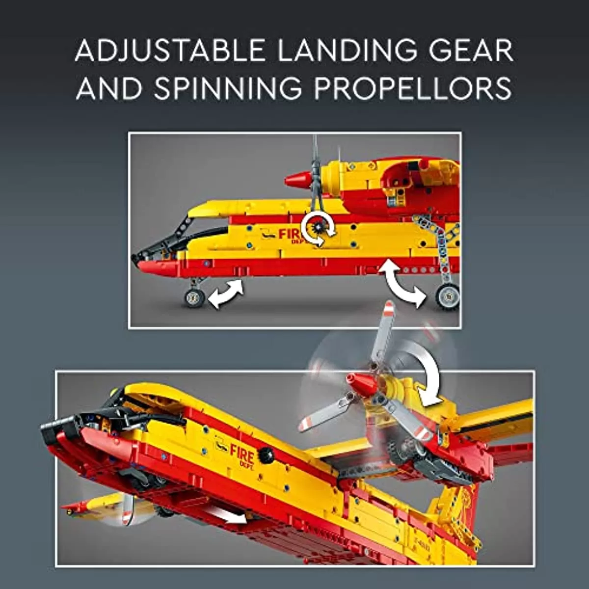 - Technic Firefighter Aircraft 42152 Model Airplane Toy for Kids