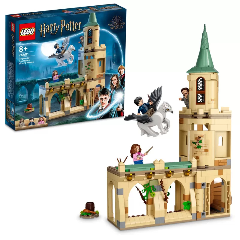 -® 76401 HARRY POTTERTM HOGWARTSTM COURTYARD: SIRIUS’S RESCUE BUILDING KIT