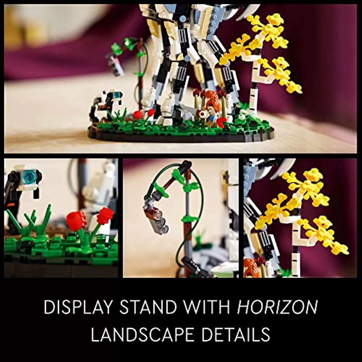 - Horizon Forbidden West: Tallneck 76989 Building Sett; Collectible Gift for Adult Gaming Fans; Model of The Iconic Machine with a Display Stand (1,222 Pieces)