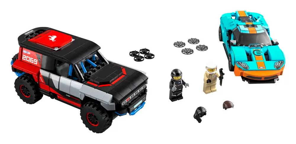 - 76905 SPEED CHAMPIONS FORD GT HERITAGE EDITION AND BRONCO R