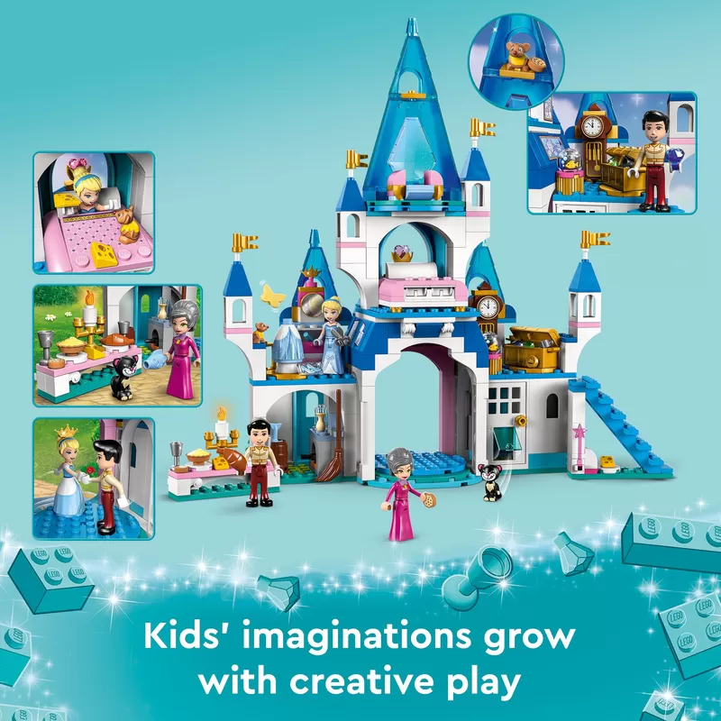 43206 - CINDERELLA AND PRINCE CHARMING’S CASTLE BUILDING KIT