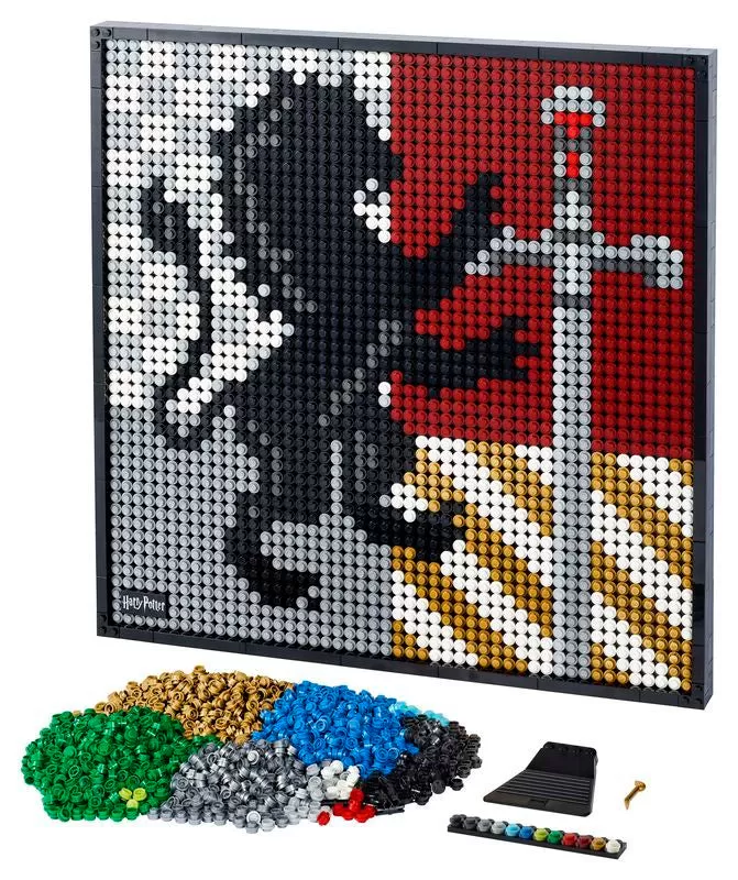 - 31201 ART HARRY POTTER HOGWARTS CRESTS