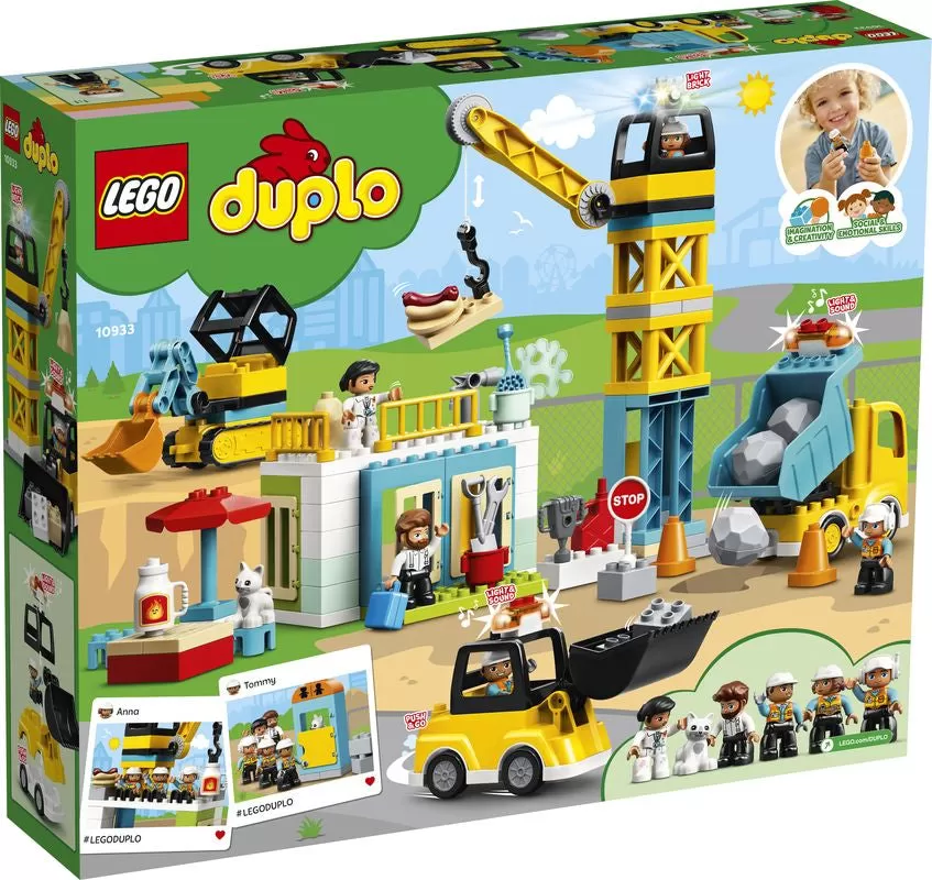 - 10933 DUPLO TOWER CRANE AND CONSTRUCTION