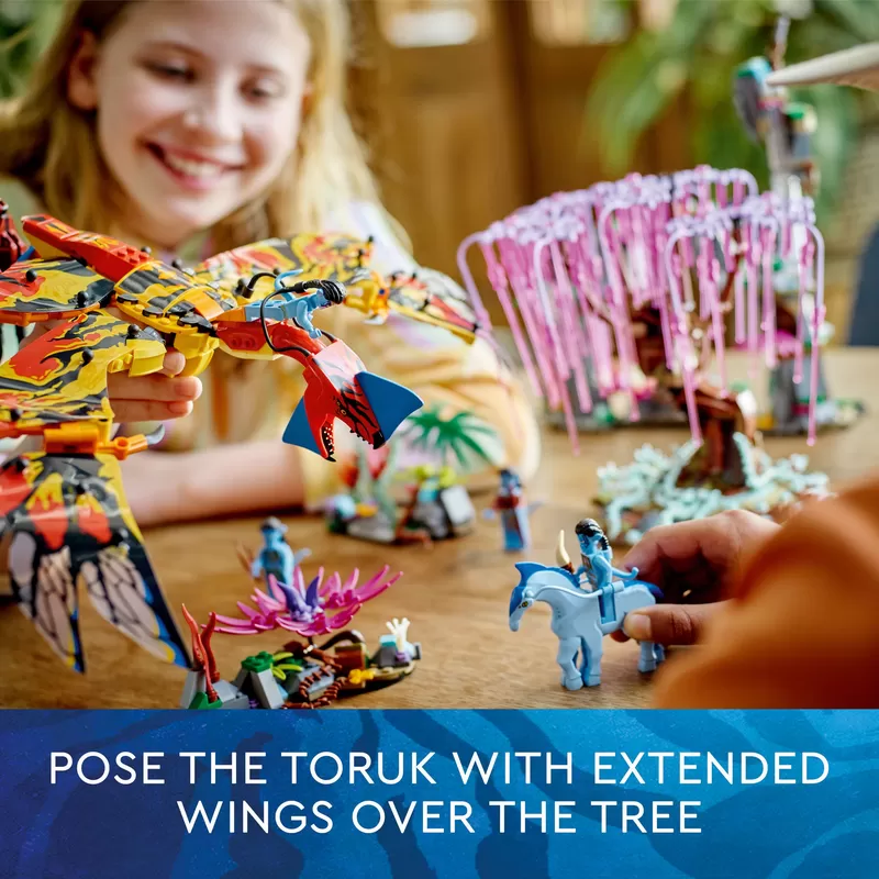 -® 75574 AVATAR TORUK MAKTO & TREE OF SOULS BUILDING TOY SET