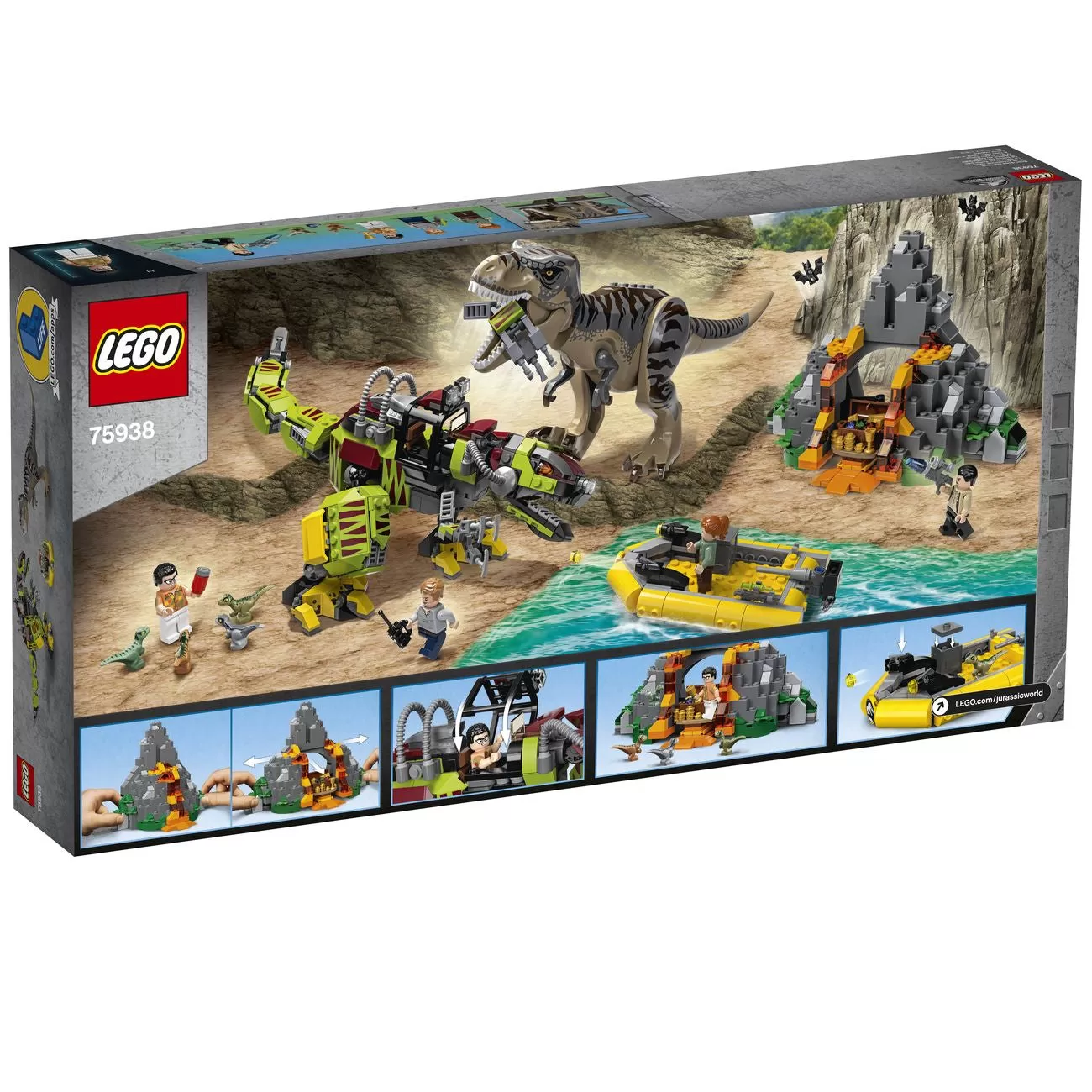 - 75938 JURASSIC WORLD T REX VS DINO-MECH BATTLE