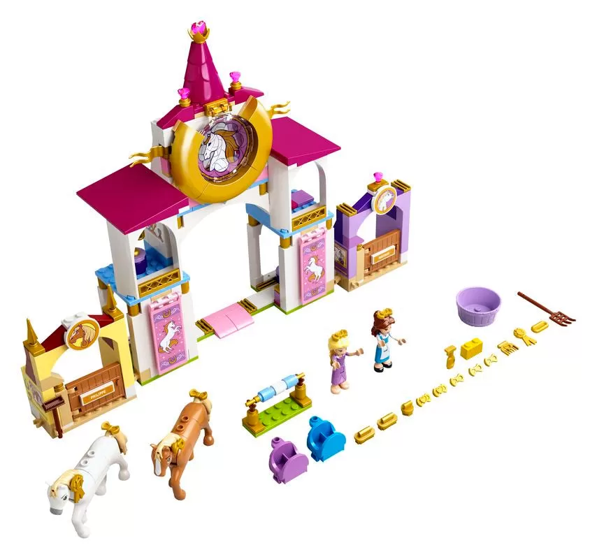 - 43195 - PRINCESS BELLE AND RAPUNZELS ROYAL STABLES