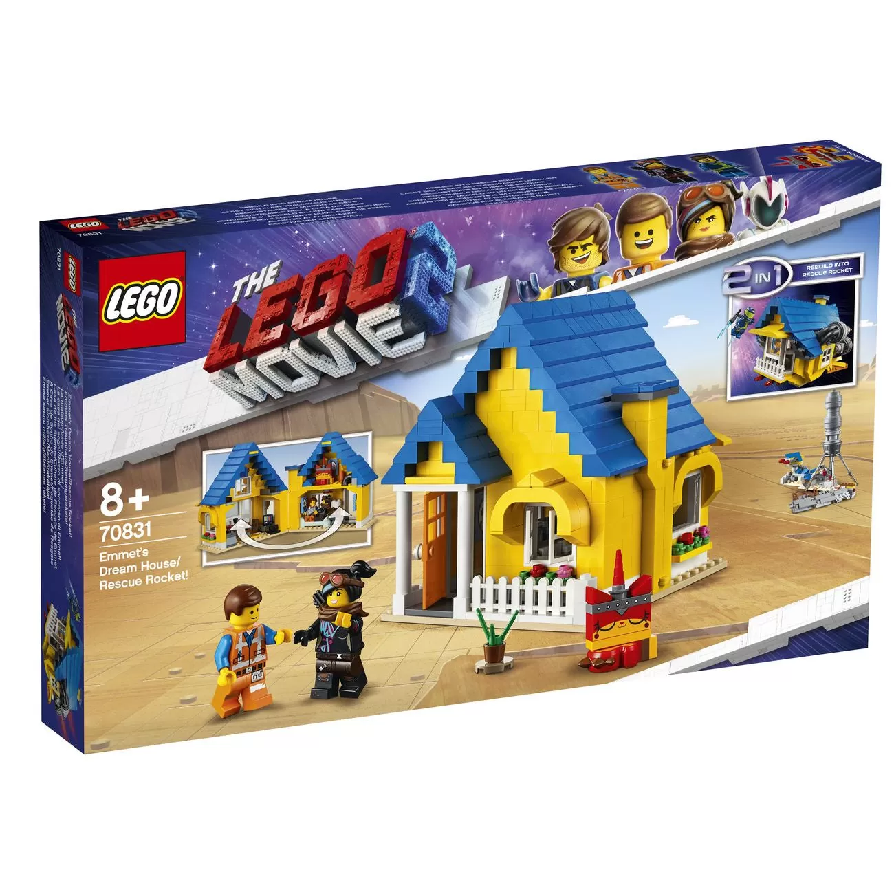 70831 1 MOVIE 2 EMMETS DREAM HOUSE RESCUE ROCKET