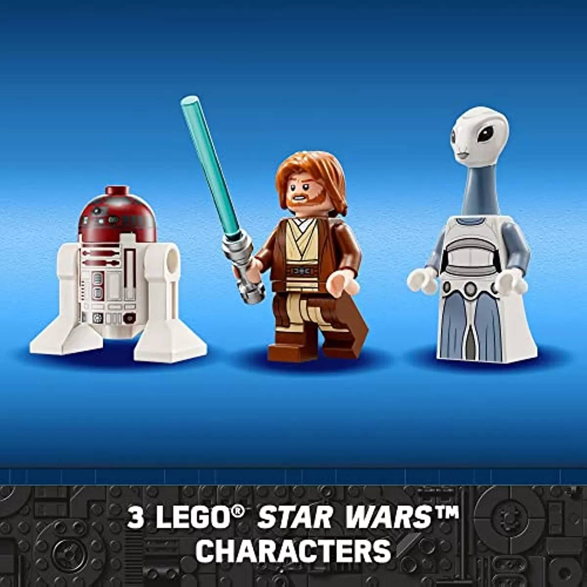 - Star Wars OBI-Wan Kenobi’s Jedi Starfighter 75333 Building Toy Set for Kids, Boys, and Girls Ages 7+ (282 Pieces)