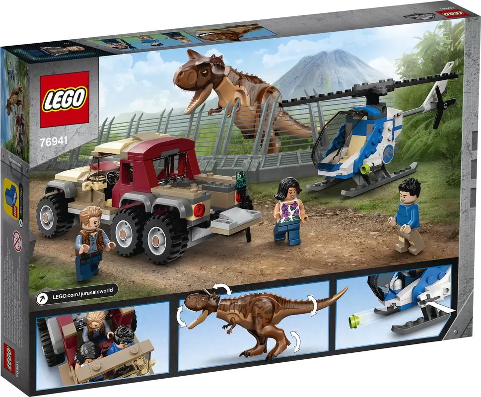 - 76941 JURASSIC WORLD CARNOTAURUS DINOSAUR CHASE