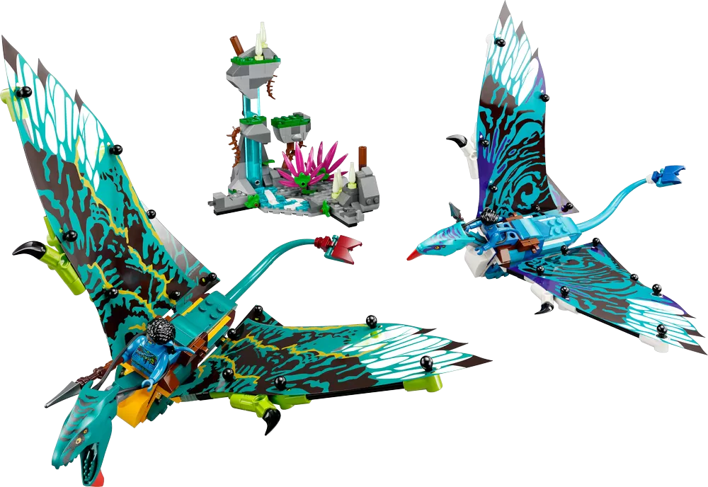 -® 75572 AVATAR JAKE & NEYTIRIS FIRST BANSHEE FLIGHT BUILDING TOY SET