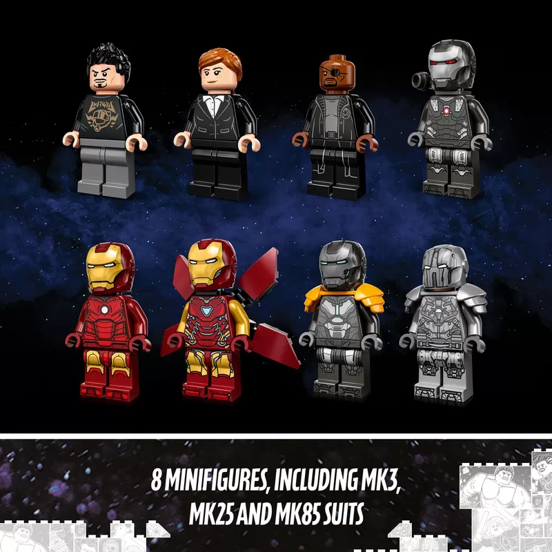 - 76216 SUPER HEROES MARVEL IRON MAN ARMORY