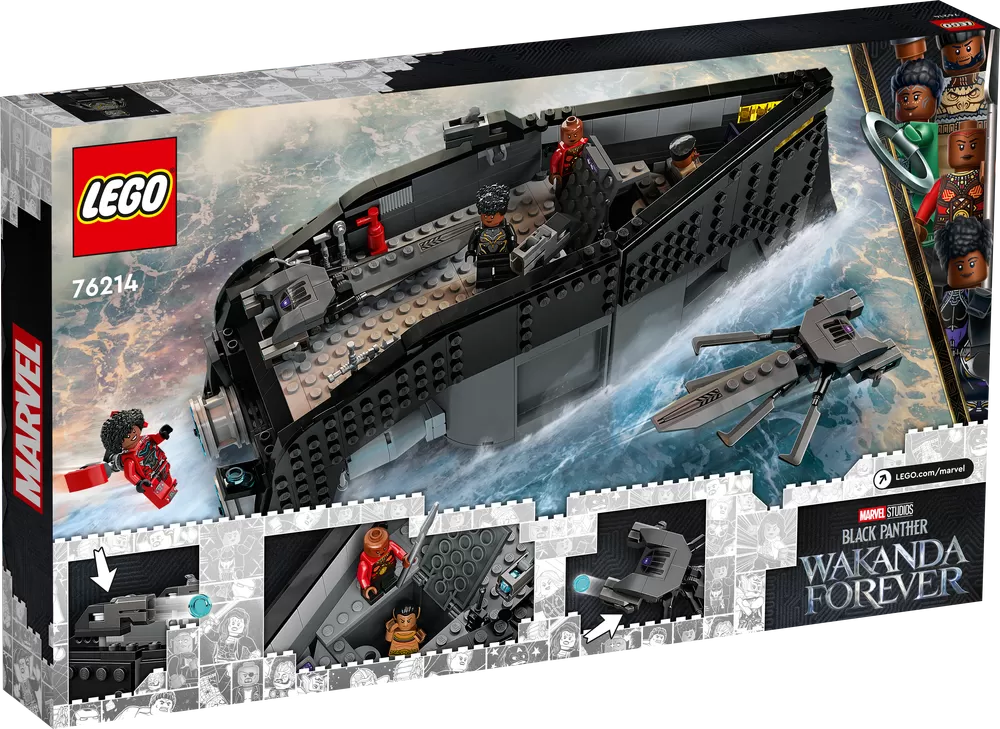 - 76214 SUPER HEROES BLANK PANTHER WAR ON THE WATER