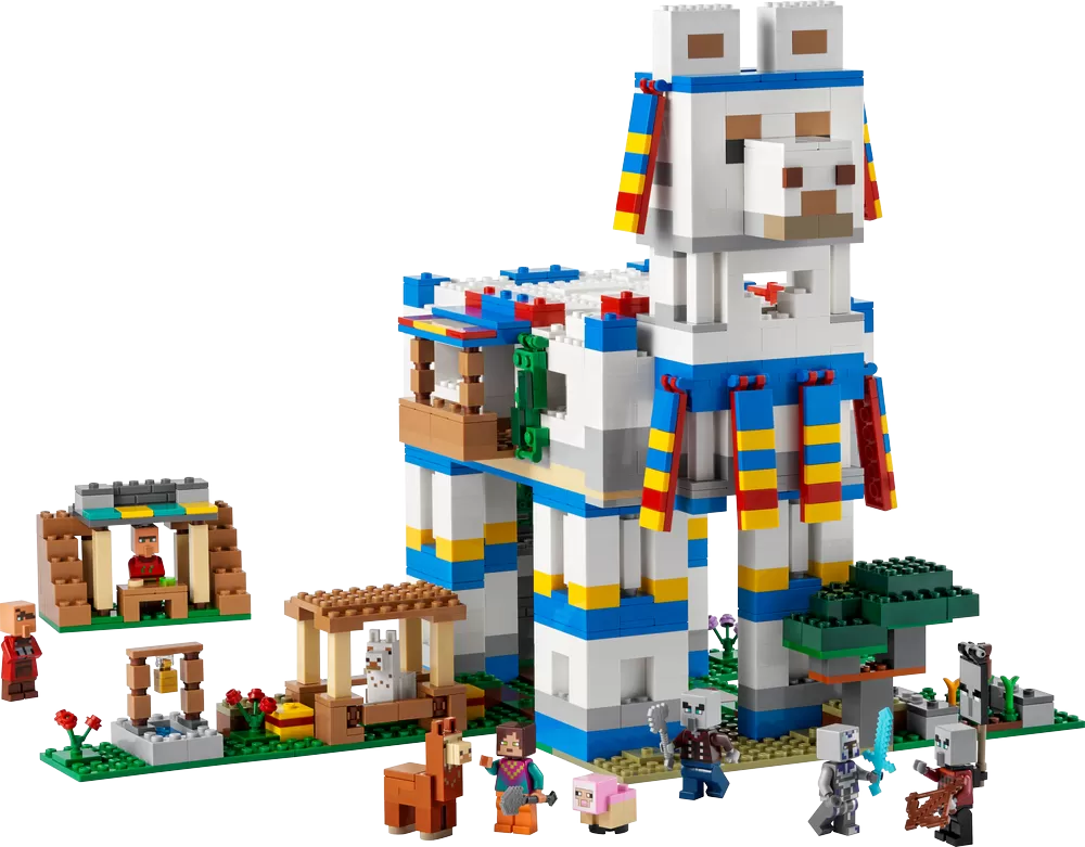 - 21188 MINECRAFT THE LLAMA VILLAGE