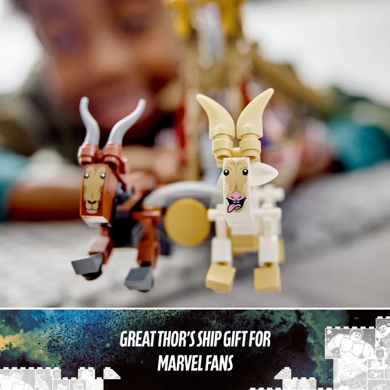 - 76208 SUPER HEROES MARVEL THOR THE GOAT BOAT