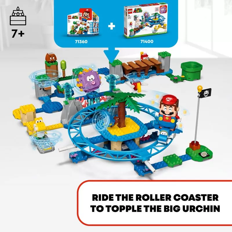 - 71400 SUPER MARIO BIG URCHIN BEACH RIDE EXPANSION SET
