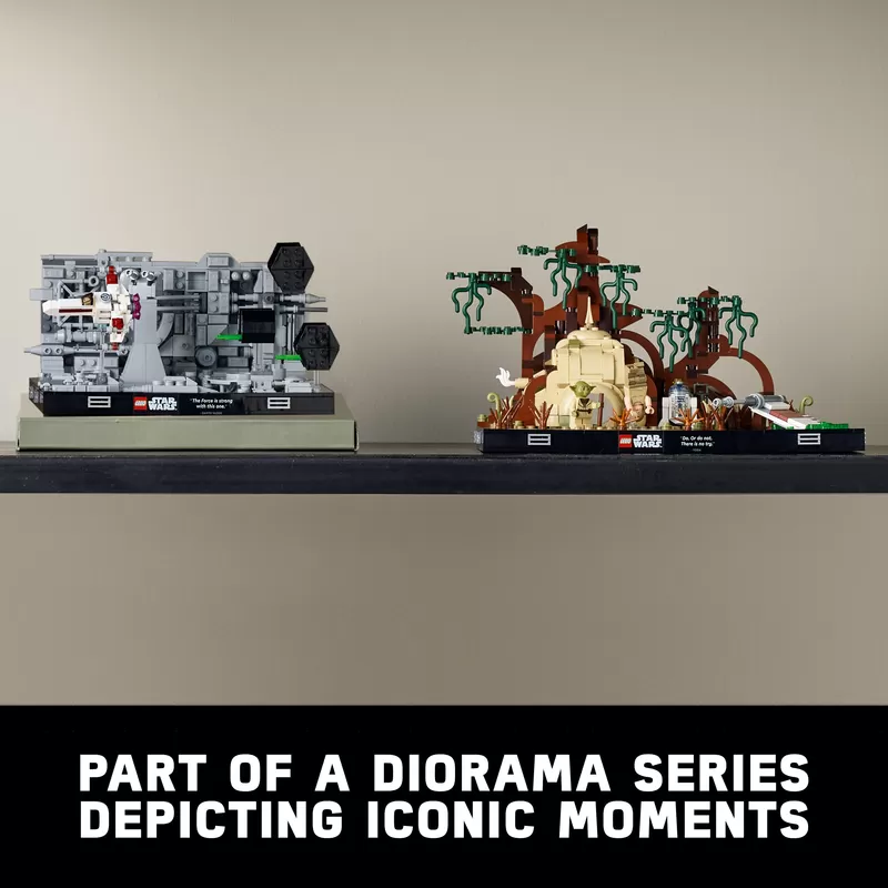 - - DAGOBAH JEDI TRAINING DIORAMA 75330 BUILDING KIT