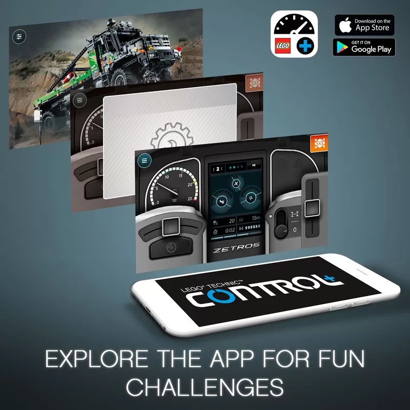 - TECHNIC APP-CONTROLLED 4X4 MERCEDES-BENZ ZETROS TRIAL TRUCK 42129