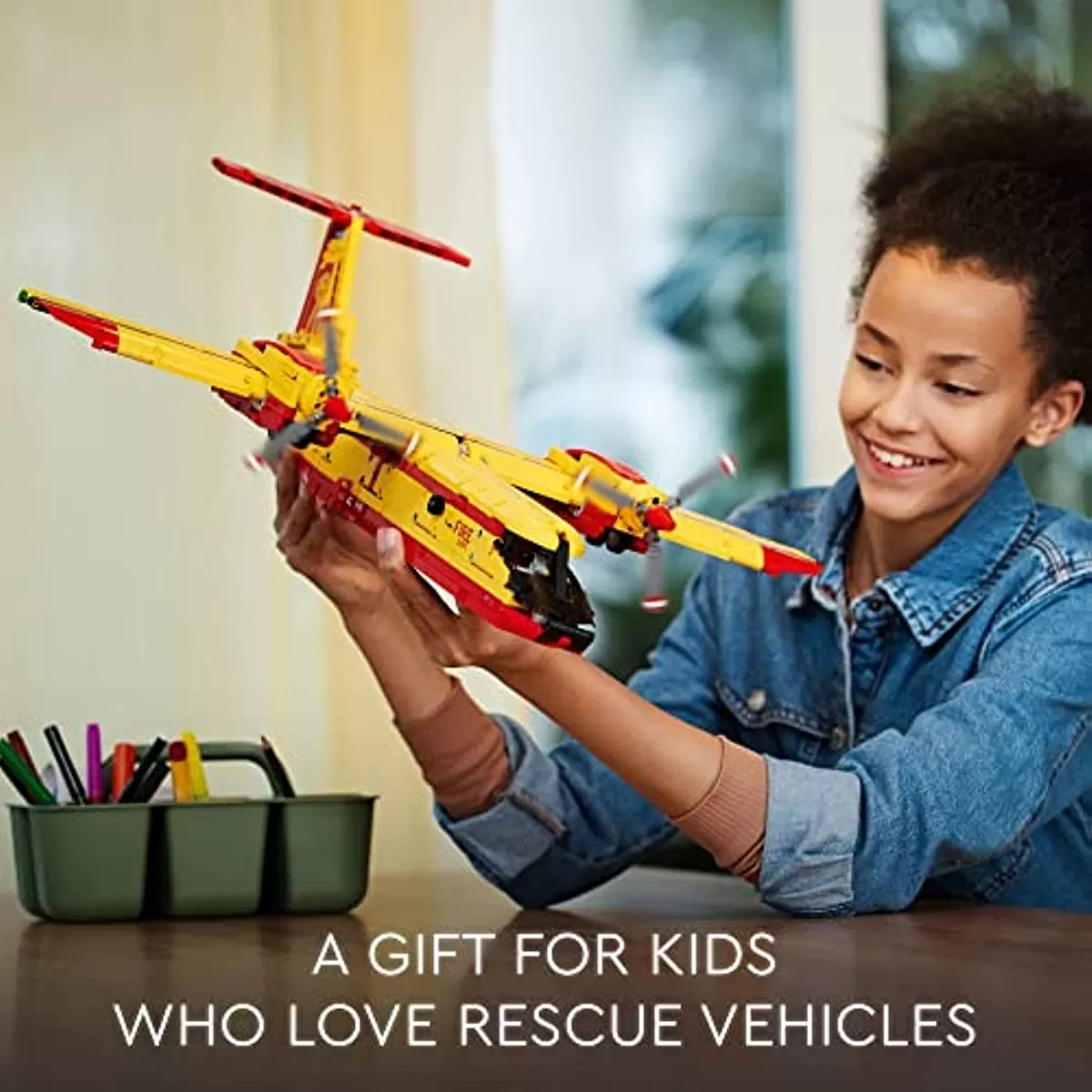 - Technic Firefighter Aircraft 42152 Model Airplane Toy for Kids