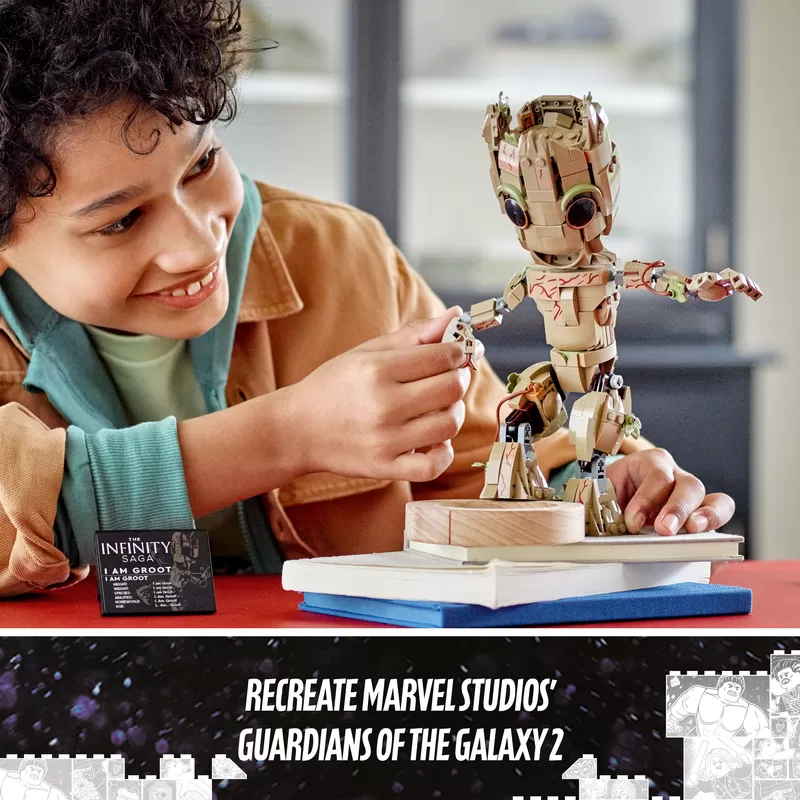 - 76217 SUPER HEROES MARVEL I AM GROOT