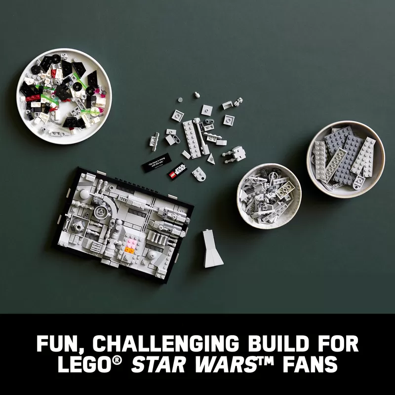 - - DEATH STAR TRENCH RUN DIORAMA 75329 BUILDING KIT