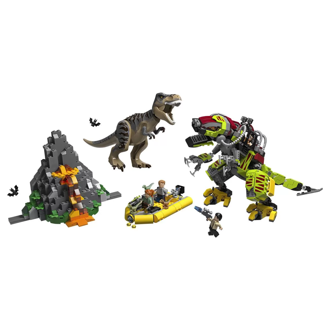 - 75938 JURASSIC WORLD T REX VS DINO-MECH BATTLE