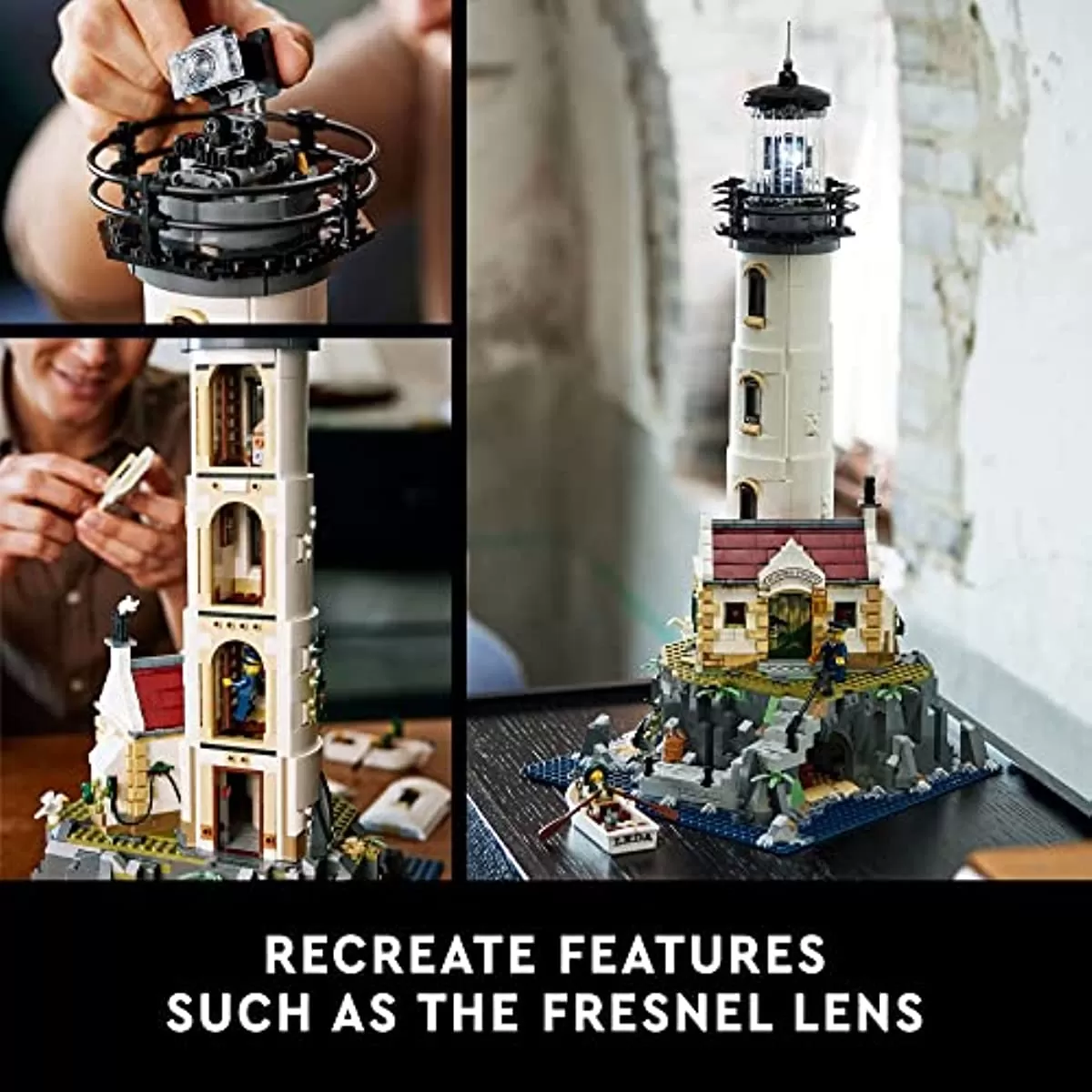 - Ideas Motorized Lighthouse 21335 Building Set for Adults (2,065 Pieces)