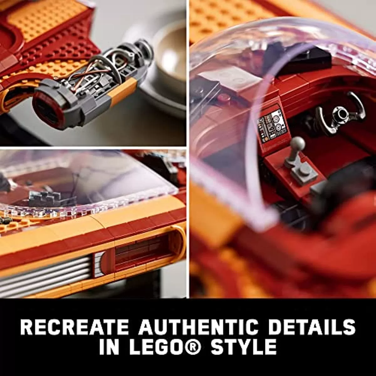 - Star Wars Luke Skywalker’s Landspeeder 75341 Collectible Building Display Set for Adult Fans of Star Wars (1,890 Pieces)