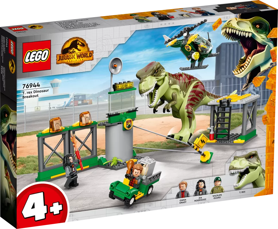 - 76944 JURASSIC WORLD T.REX DINOSAUR BREAKOUT