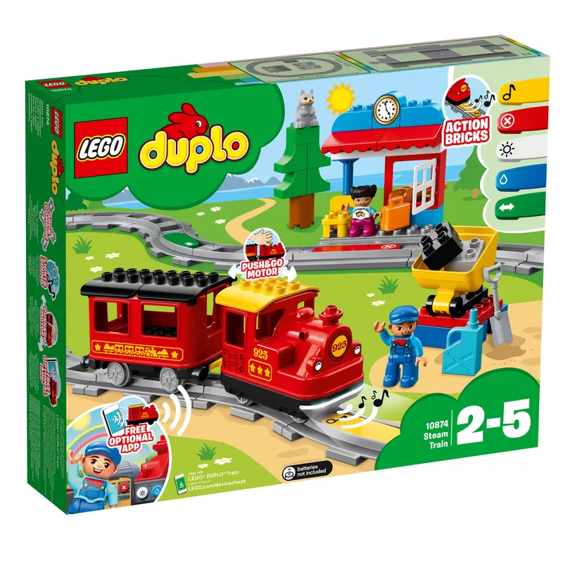 - DUPLO STEAM TRAIN 10874 BUILDING BLOCKS