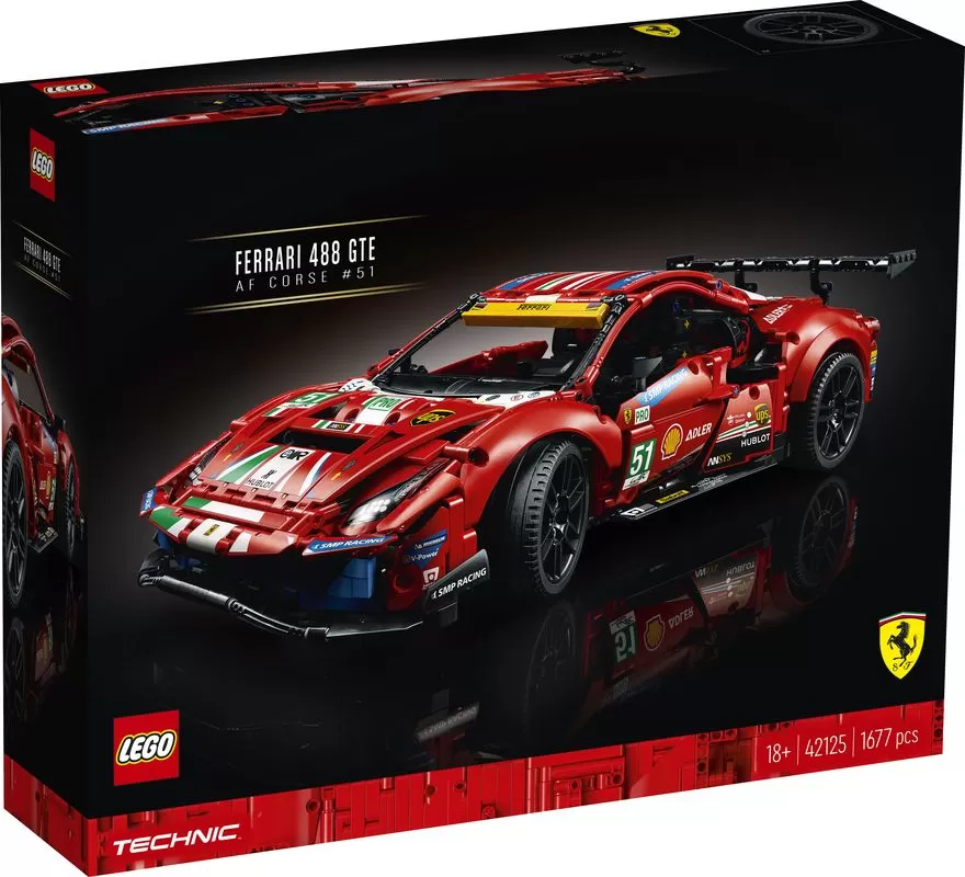 - 42125 TECHNIC FERRARI 488 GTE - AF CORSE #51
