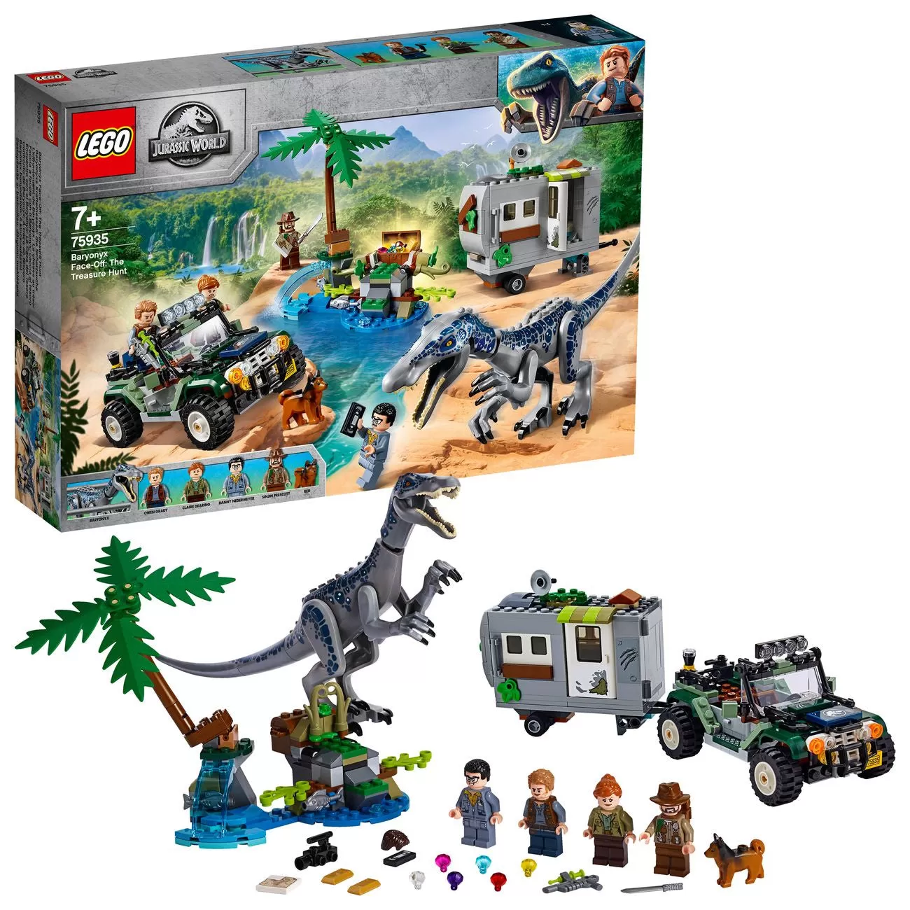 - 75935 JURASSIC WORLD BARYONYX FACE OFF THE TREASURE HUNT
