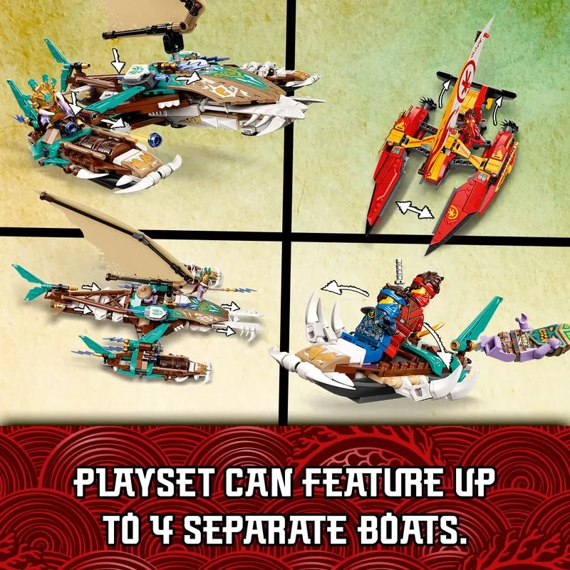 - 71748 NINJAGO CATAMARAN SEA BATTLE