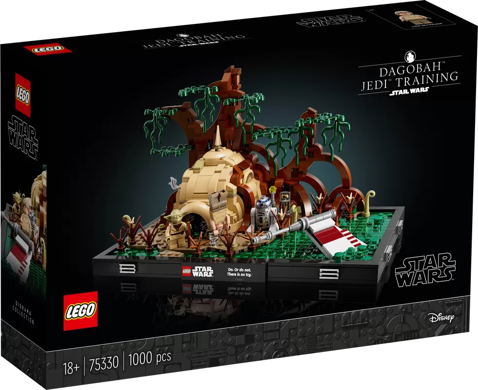 - - DAGOBAH JEDI TRAINING DIORAMA 75330 BUILDING KIT