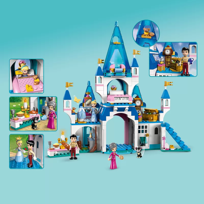 43206 - CINDERELLA AND PRINCE CHARMING’S CASTLE BUILDING KIT