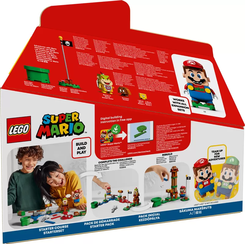 - SUPER MARIO ADVENTURES WITH MARIO STARTER COURSE 71360 BUILDING KIT