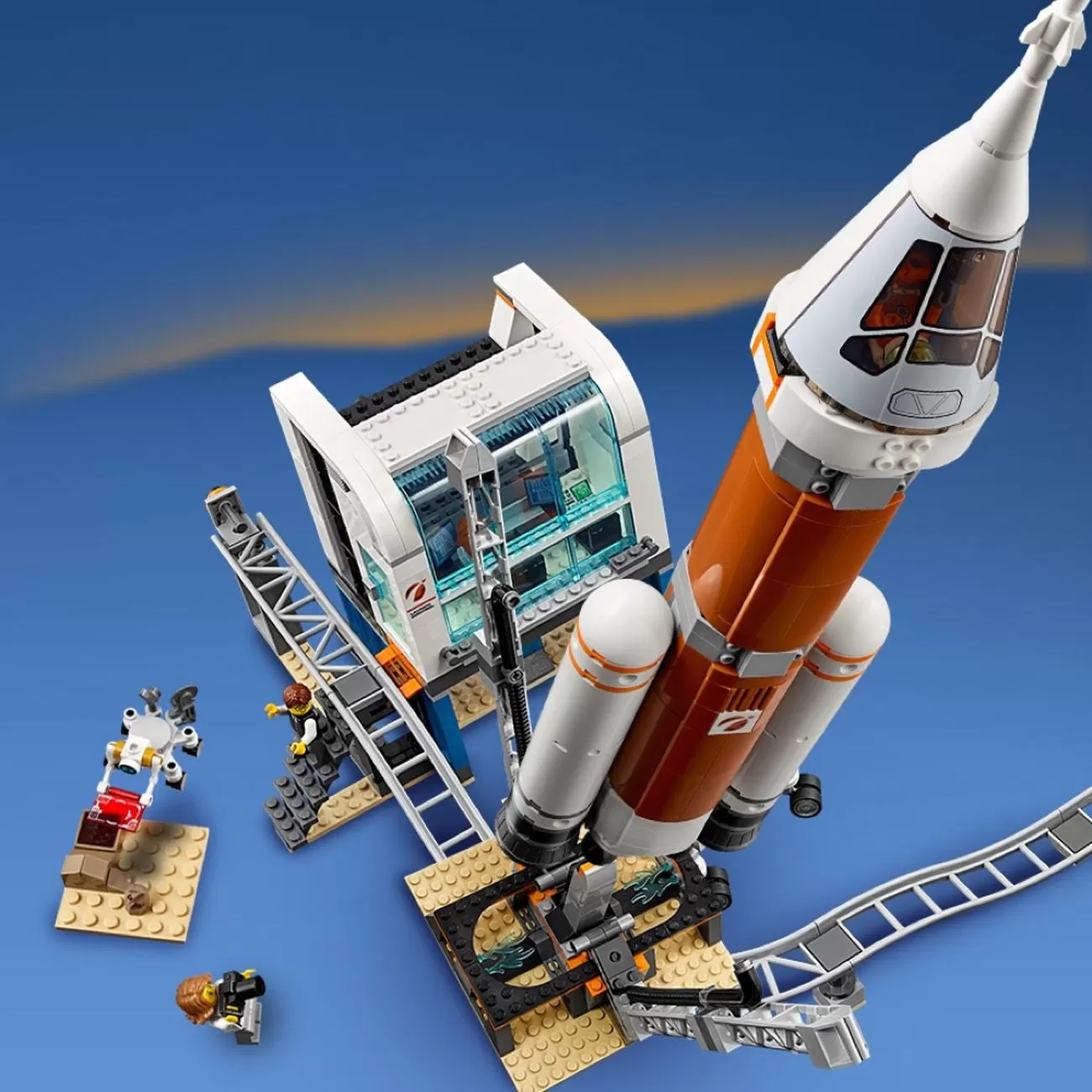 - 60228 CITY DEEP SPACE ROCKET AND LAUNCH CONTROL