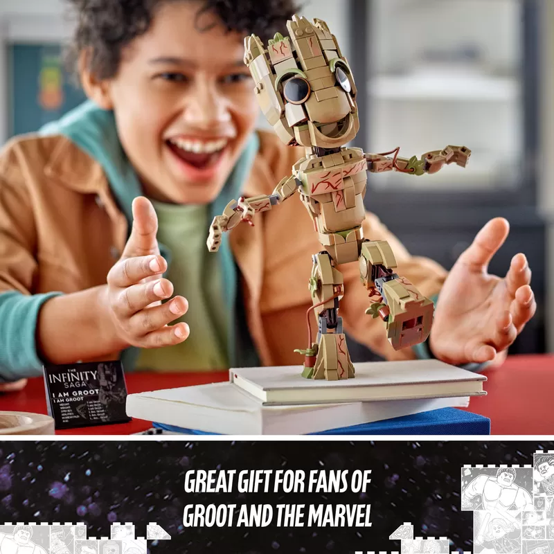 - 76217 SUPER HEROES MARVEL I AM GROOT