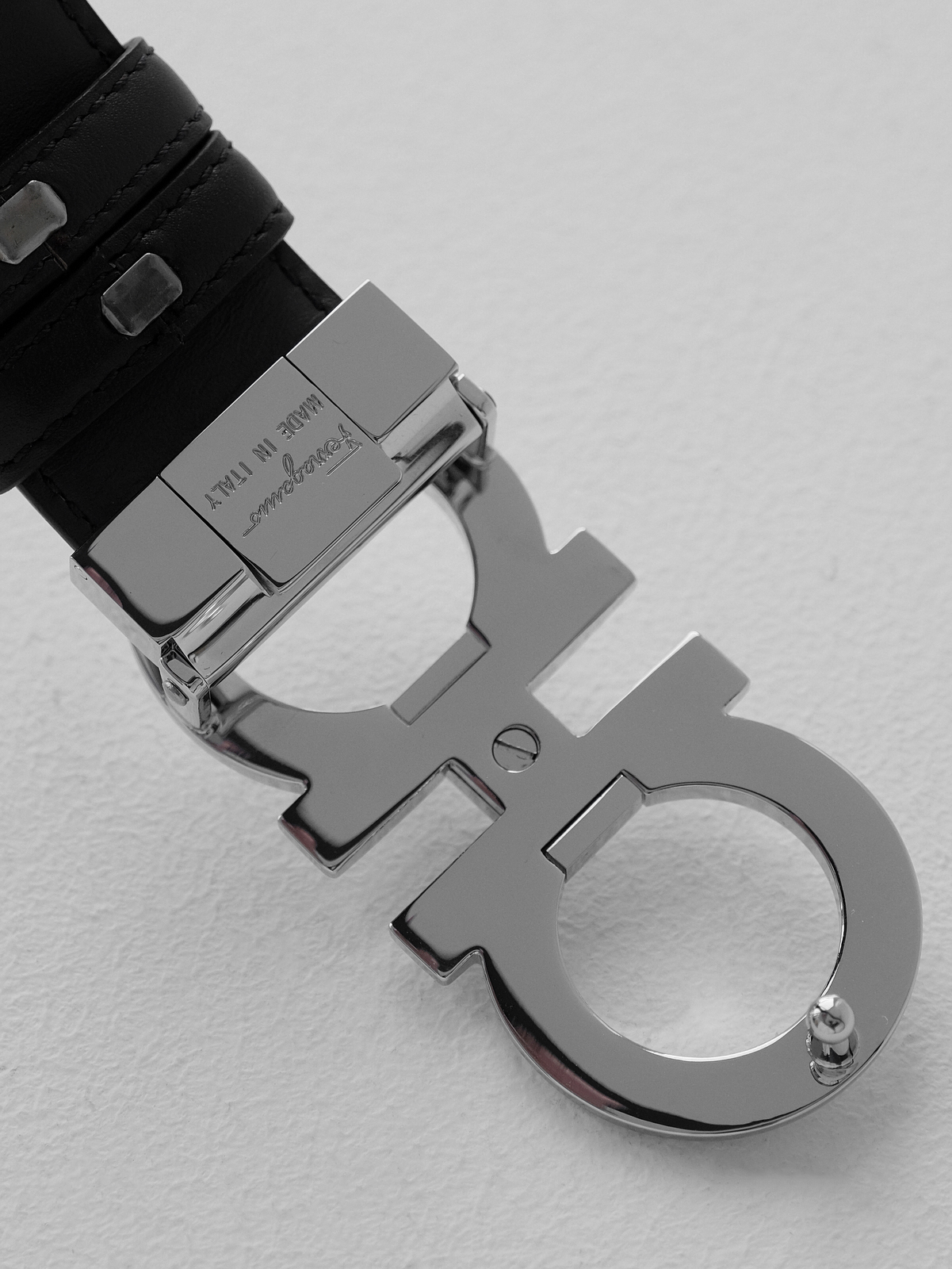 Ferragamo * Muliang silver buckle