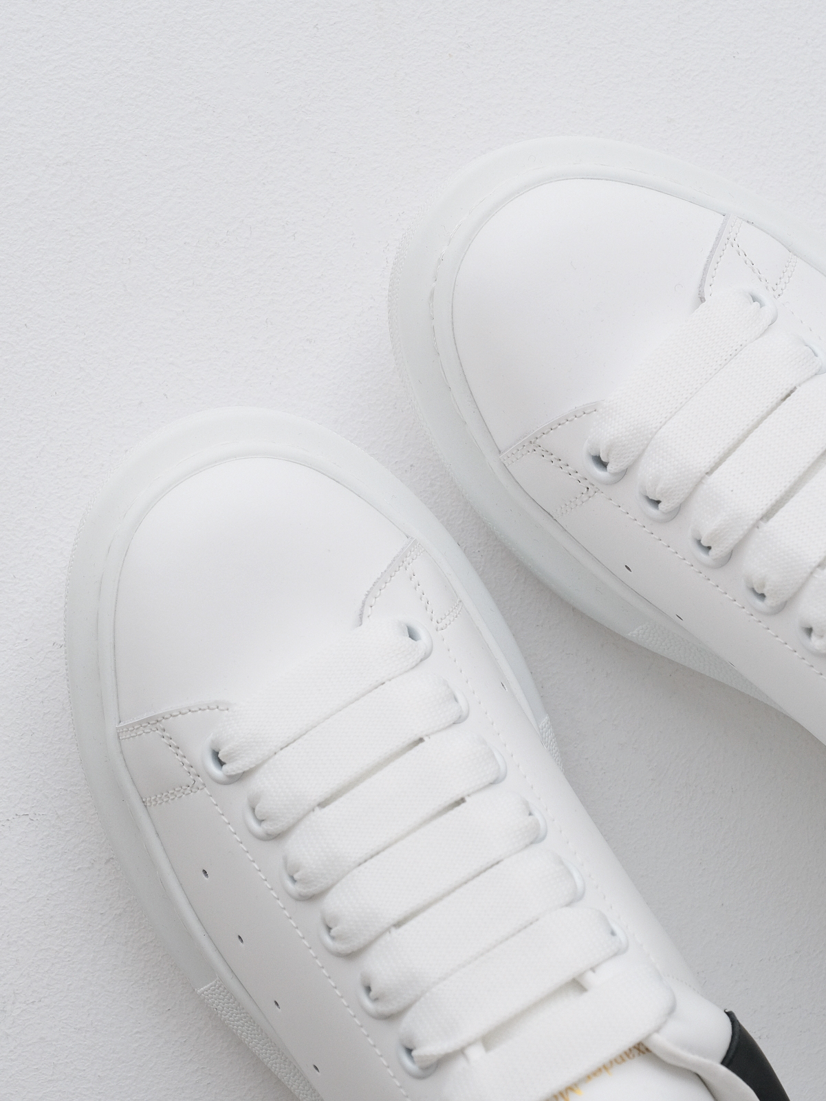 McQueen's classic little white shoes