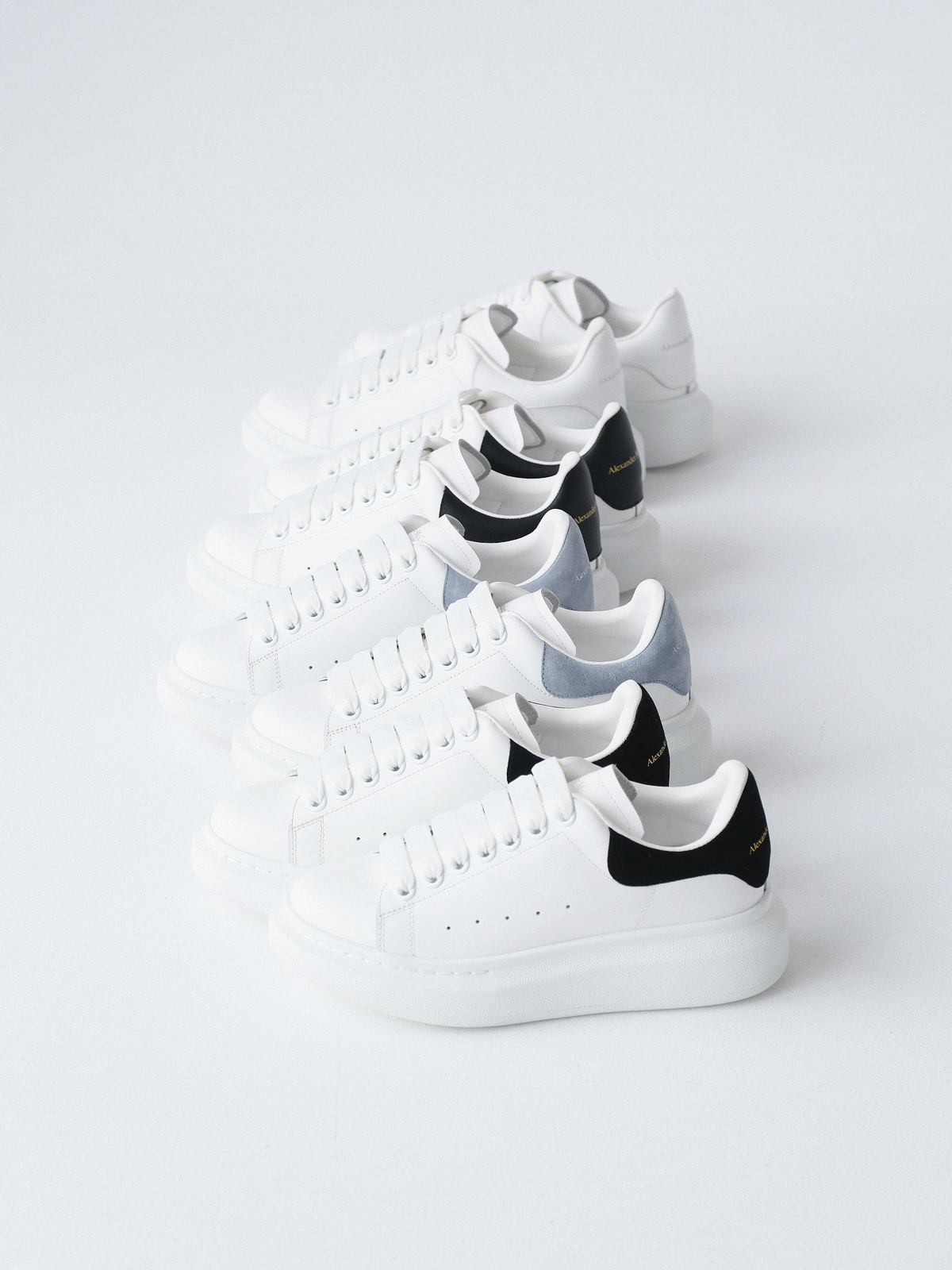 McQueen's classic little white shoes