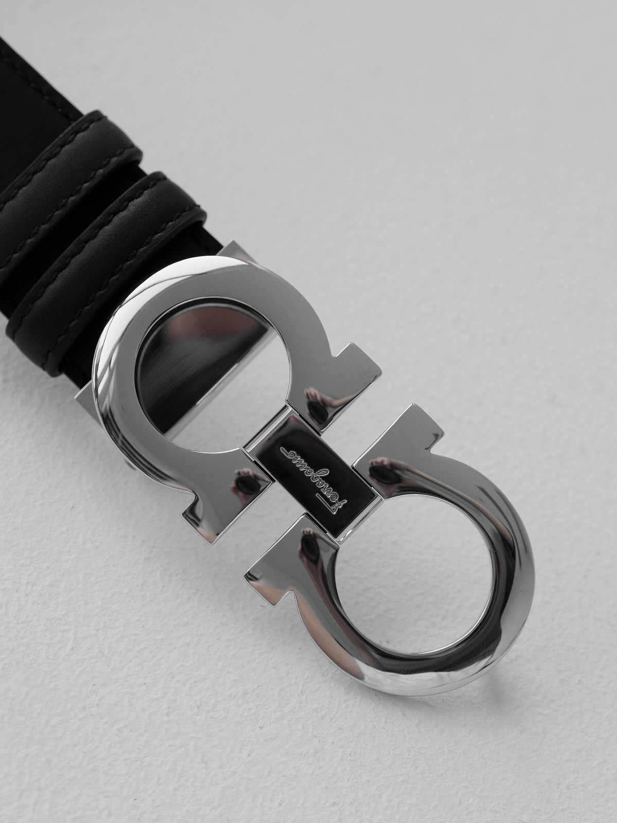 Ferragamo * Muliang silver buckle