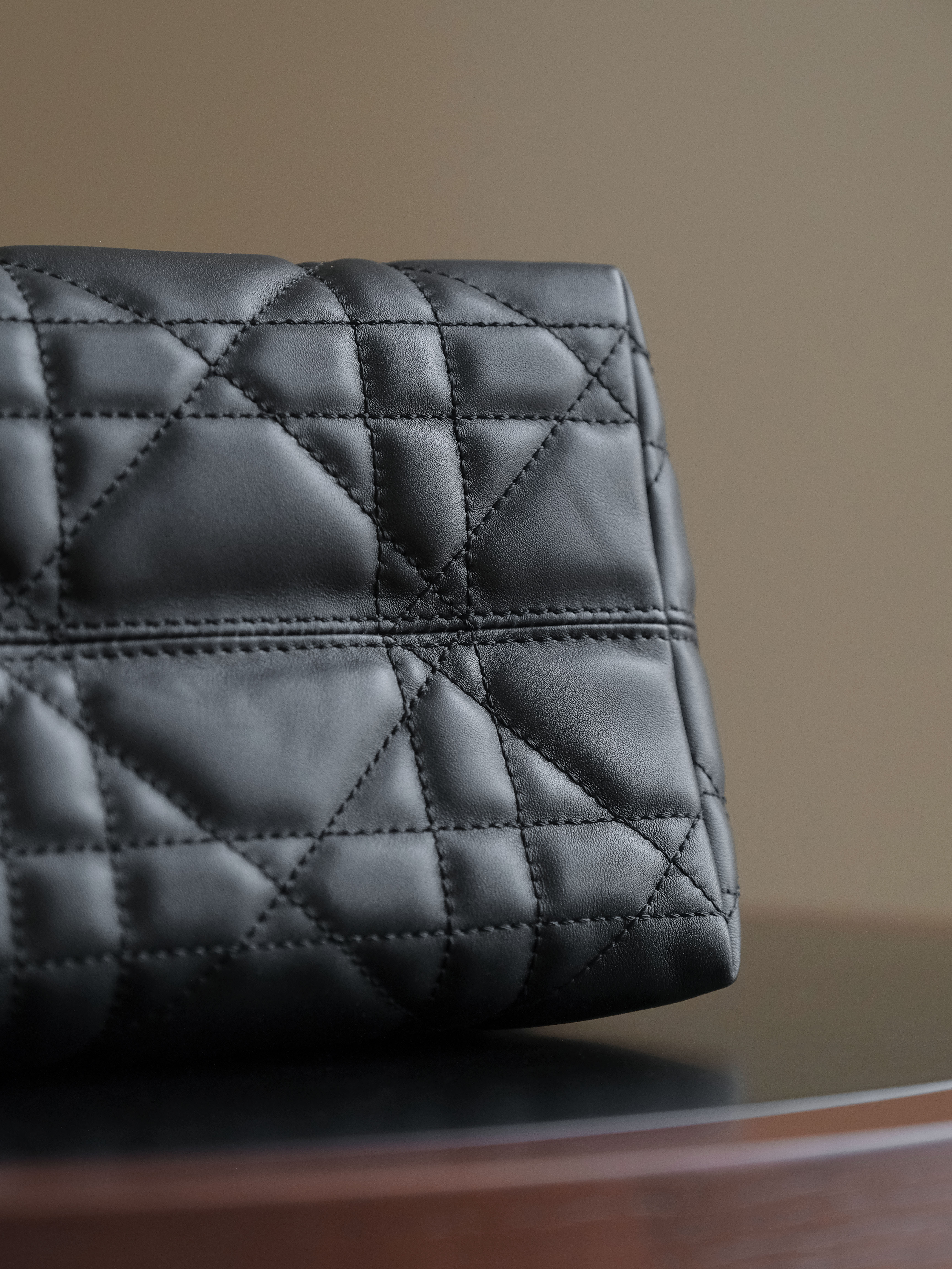 Dior Lady Soft Cannage Tote Bag – Black Lambskin Handbag