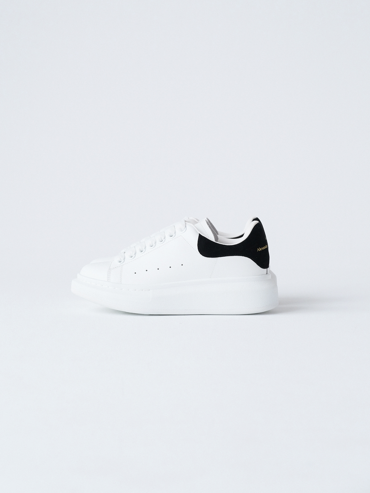 McQueen's classic little white shoes
