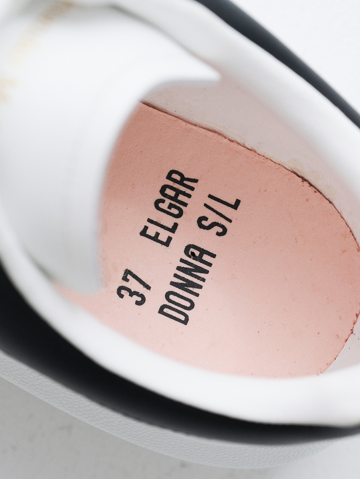 McQueen's classic little white shoes