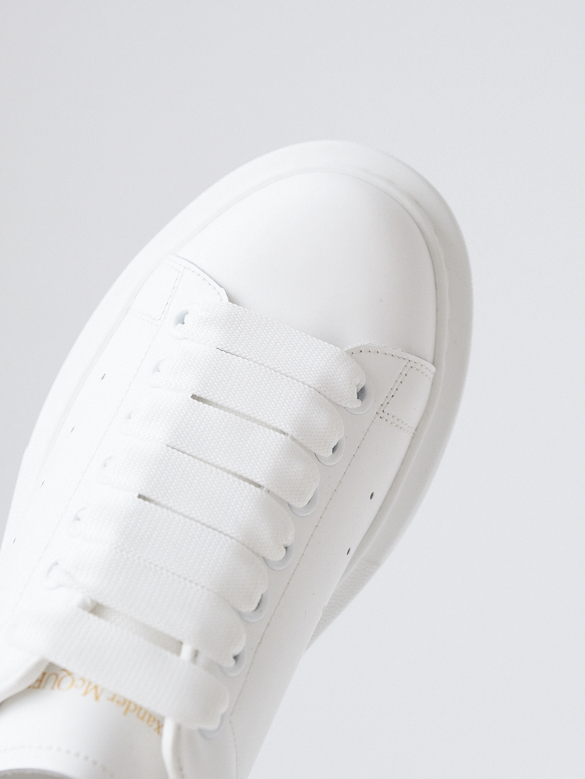 McQueen's classic little white shoes