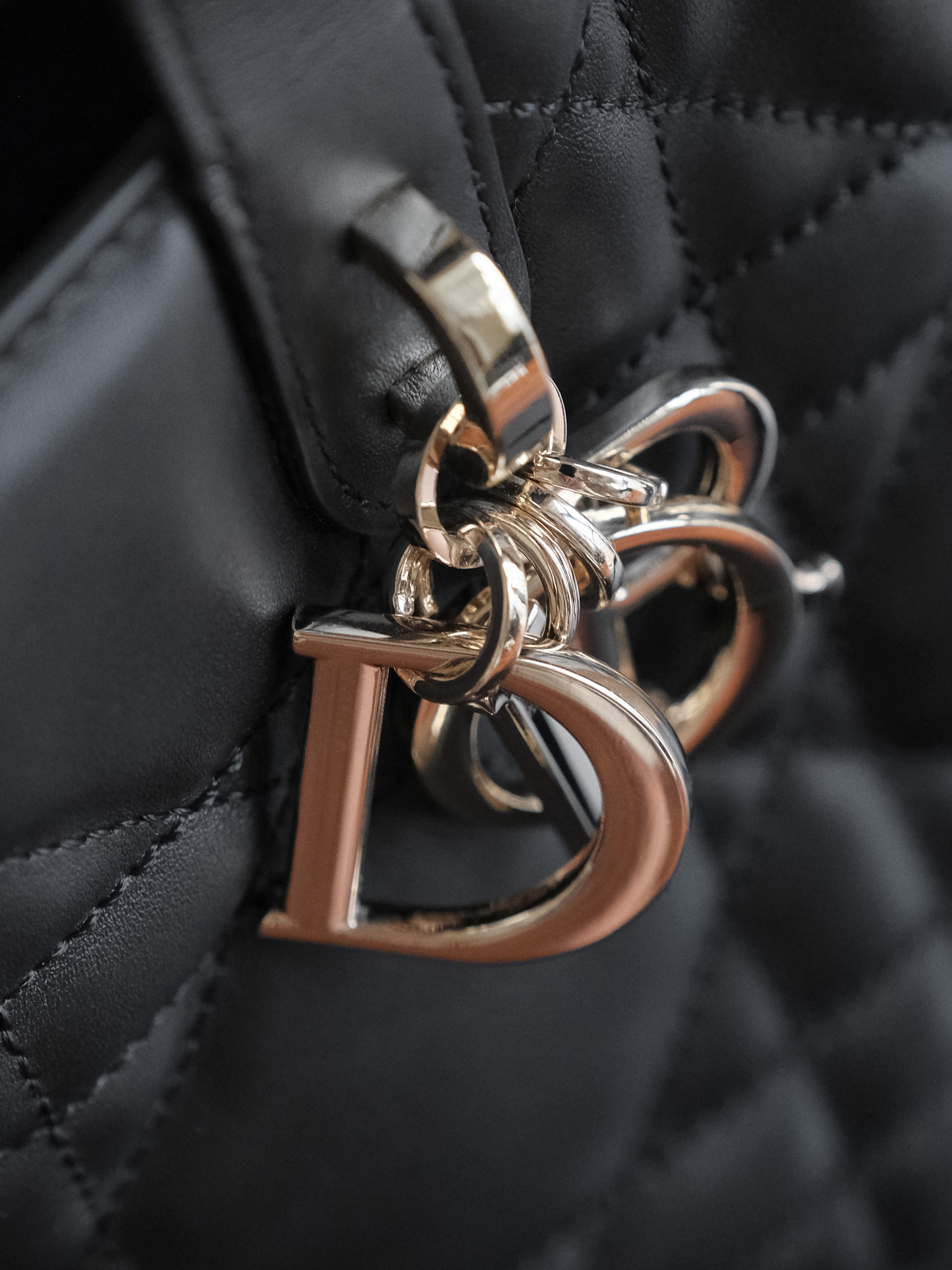 Dior Lady Soft Cannage Tote Bag – Black Lambskin Handbag