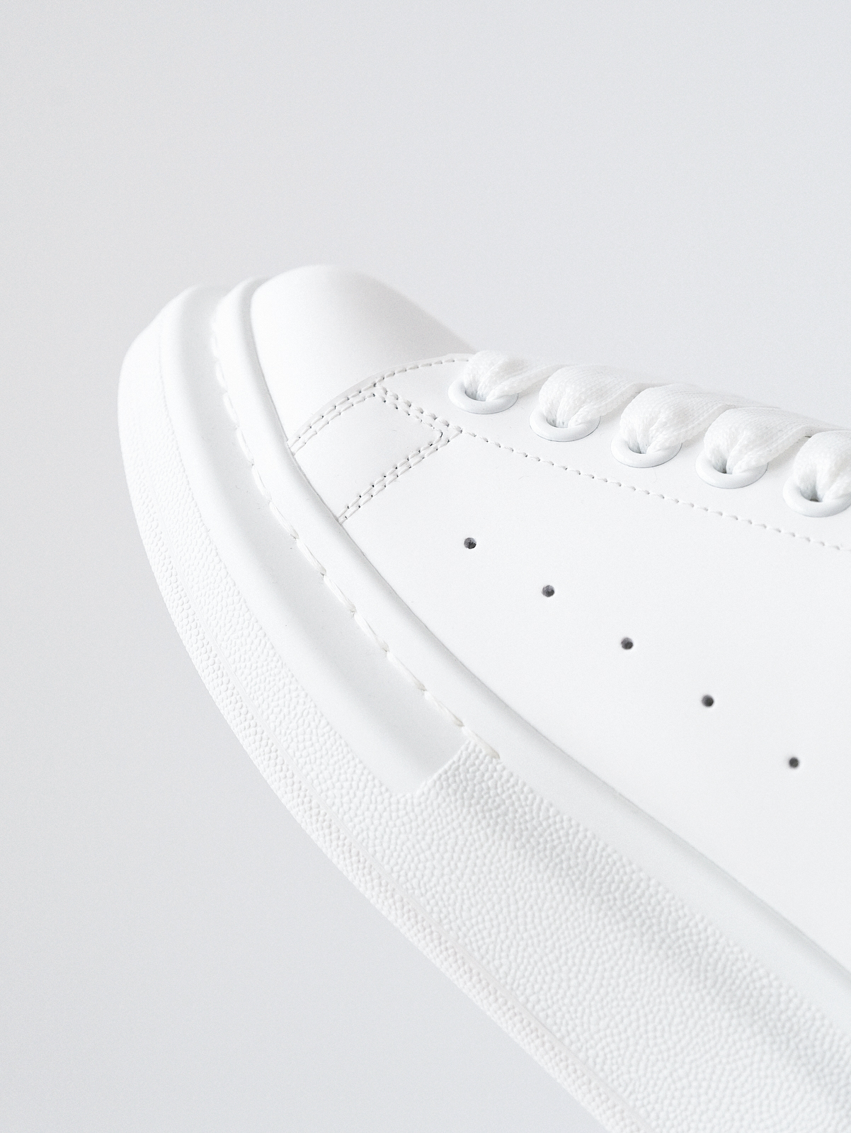 McQueen's classic little white shoes