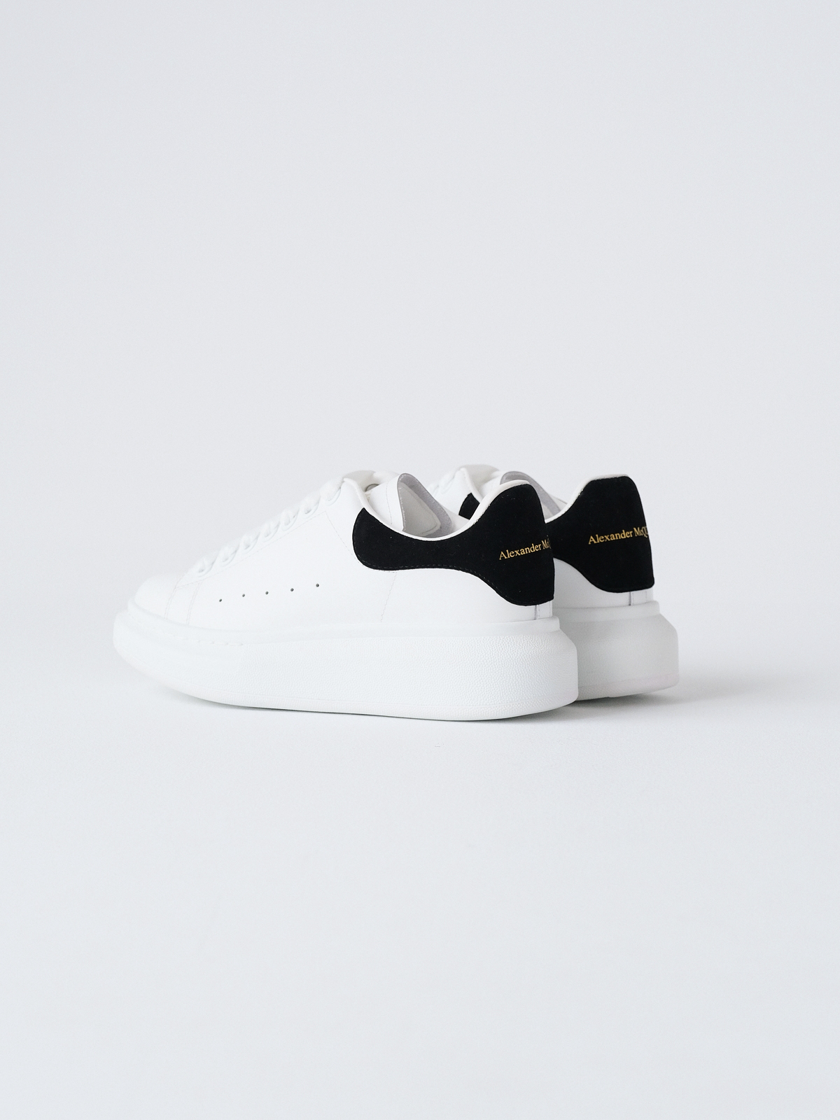 McQueen's classic little white shoes