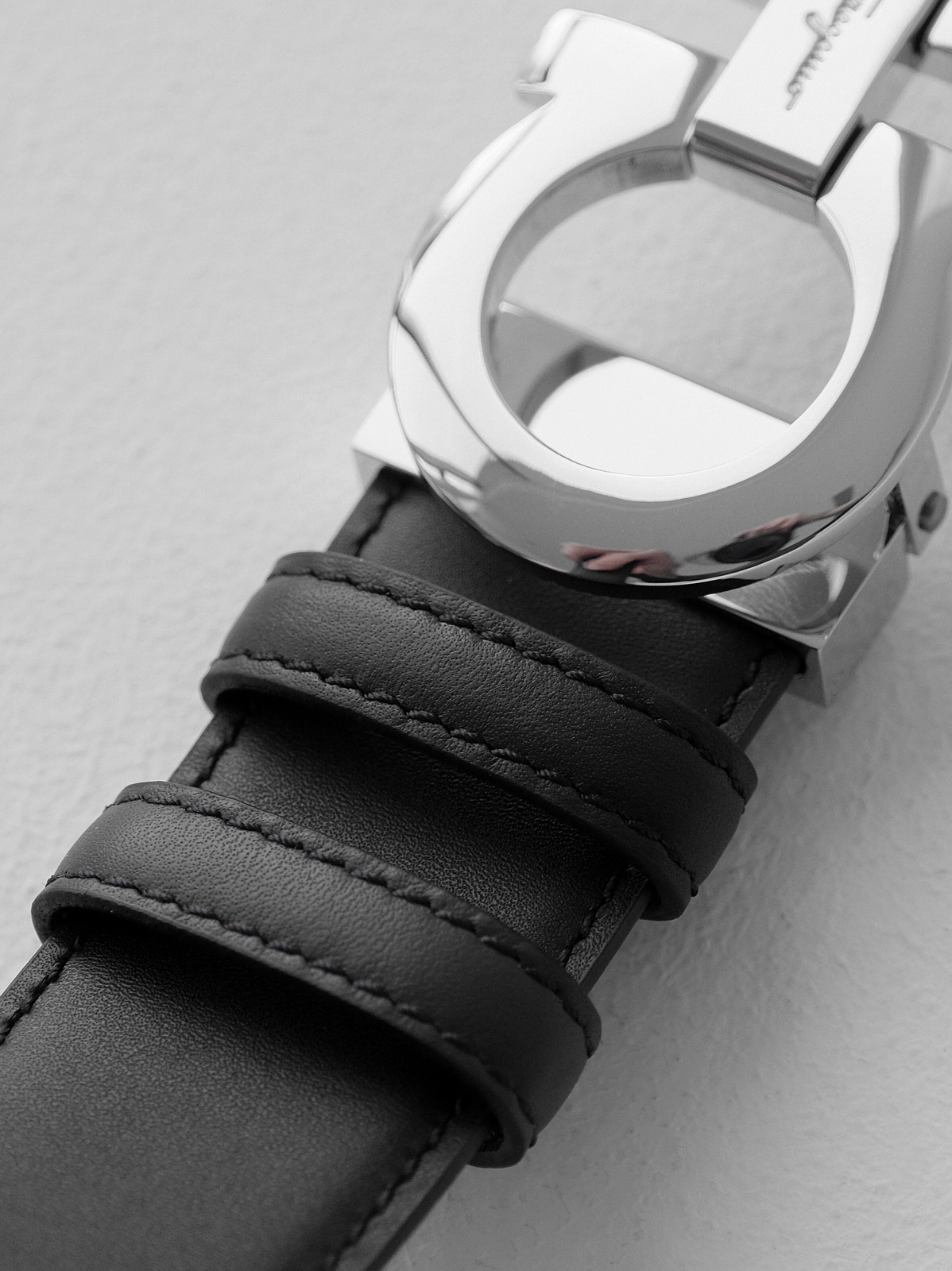 Ferragamo * Muliang silver buckle